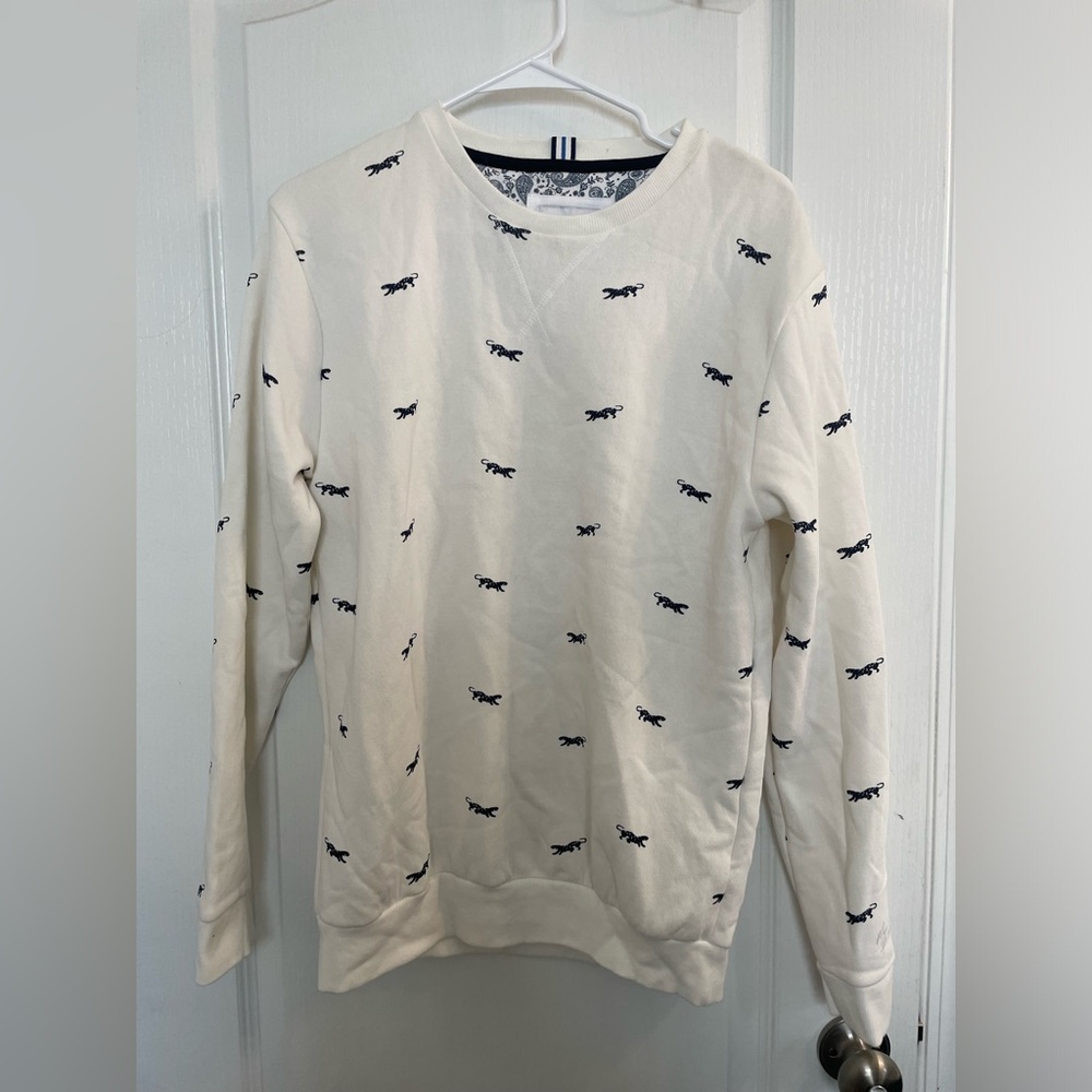 Denim & Flower Sweatshirt